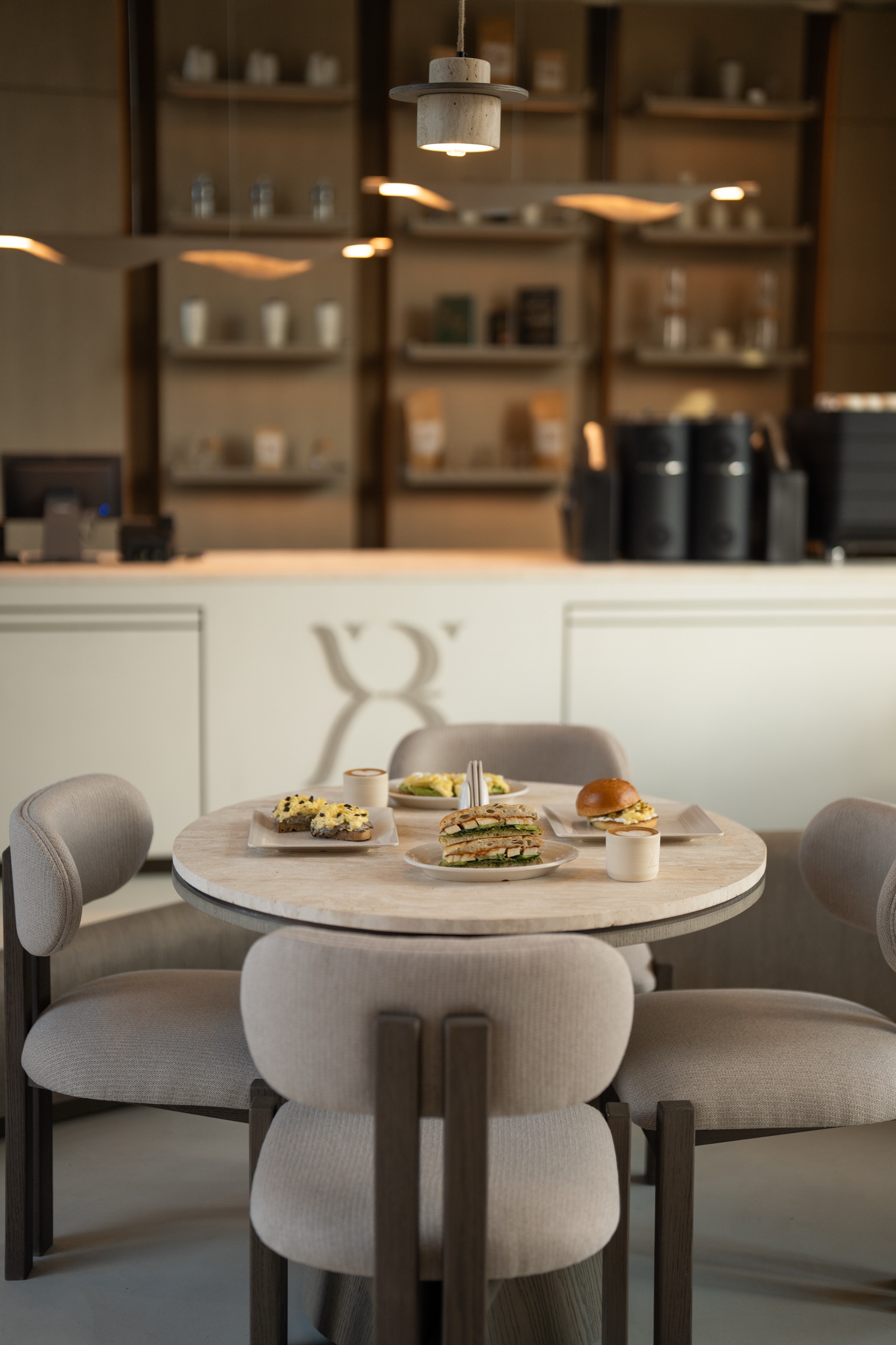 Breakfast on the table in the KBH dining room